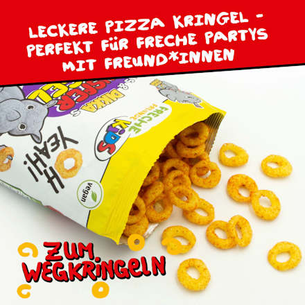 Kindersnack Knusper Kringel Pizza Style Freche Freunde