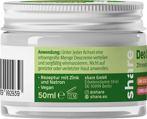Deocreme Zitronengras & Grüner Tee share