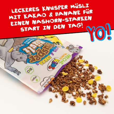Kindermüsli Knuspermüsli Banane & Kakao Freche Freunde
