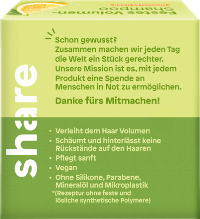 Festes Shampoo Zitrone & Meersalz share