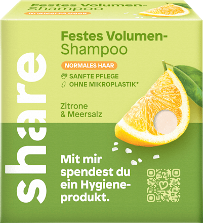 Festes Shampoo Zitrone & Meersalz share