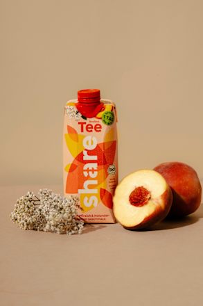 Rooibos Tee, Pfirsich & Holunderblüte share