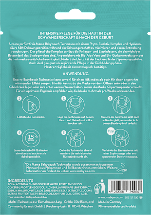 Babybauch Tuchmaske Mabyen