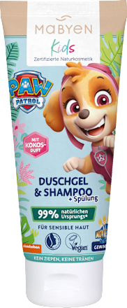 Kinder Dusche, Shampoo & Spülung 3in1 Paw Patrol Mabyen