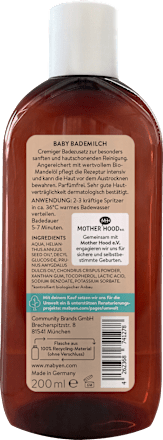 Baby Badezusatz Bademilch Mabyen