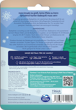 Kinder Badezusatz Badepfote  Mabyen