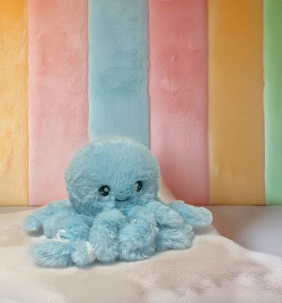 Plüschoktopus, hellblau Dekorieren & Einrichten