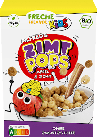 Kindermüsli Apfel-Zimt-Kugeln, ab 3 Jahren Freche Freunde