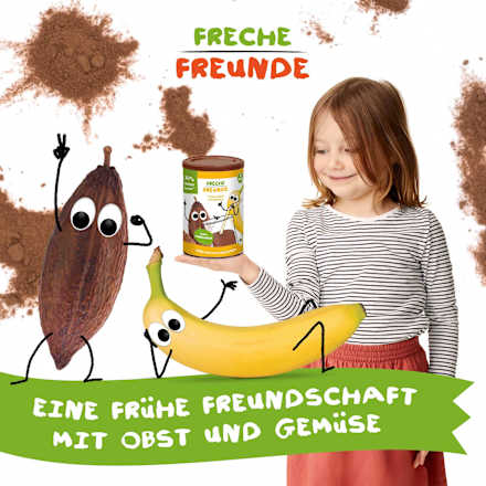 Kakaopulver, Trink-Kakao mit Banane  Freche Freunde