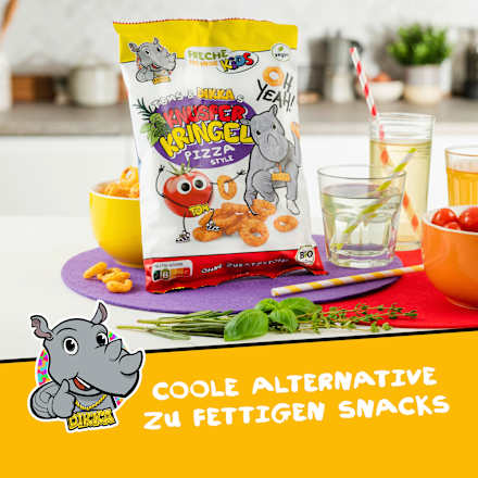 Kindersnack Knusper Kringel Pizza Style Freche Freunde