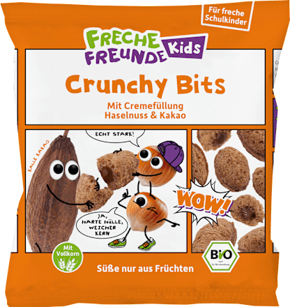 Kindersnack Knusper Bits Kakao Nuss Freche Freunde
