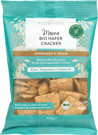 Cracker Mama Hafer Leinsamen & Sesam Mabyen