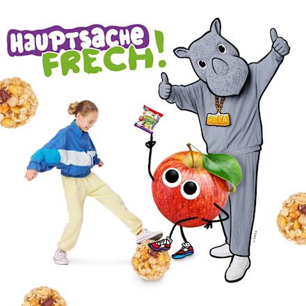 Kindersnack Knusperkugeln Apfel & Vanille Freche Freunde