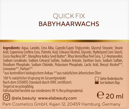 Haarwachs Babyhaarwachs - Quick Fix éla natural beauty by Pamela Reif