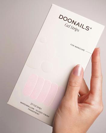 UV Gel Nagelfolien, Gel Strips Marshmallow Doonails
