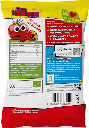 Kindersnack Knusper Kringel Pizza Style Freche Freunde