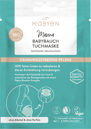 Babybauch Tuchmaske Mabyen