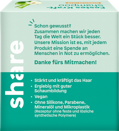 Festes Shampoo Grüner Apfel & Bambus share