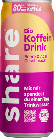Erfrischungsgetränk, Koffein Drink Beere & Acai share