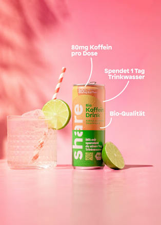 Erfrischungsgetränk, Koffein Drink Kaktus & Limette share