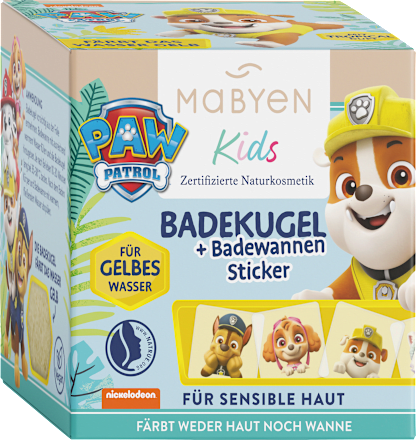 Badezusatz Kugel & Sticker Paw Patrol Mabyen