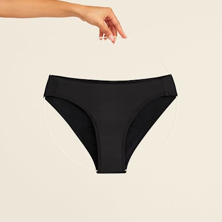 Perioden Badeslip Schwarz, Gr. 50-52 ooia