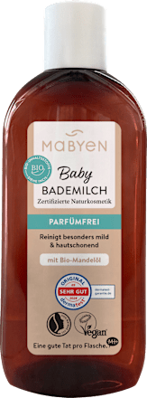 Baby Badezusatz Bademilch Mabyen