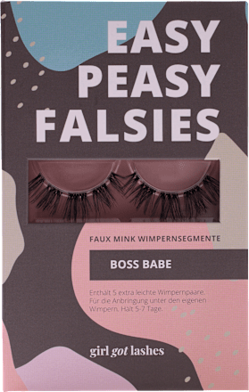 Künstliche Wimpern Set Boss Babe (5 Paar) GirlGotLashes