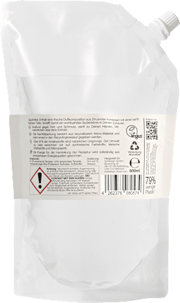 Spülmittel mit natürlicher Reinigungskraft Nachfüllpack  nordesign