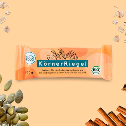 Müsliriegel Körner mit Datteln, Kürbiskernen & Zimt HistaFood 