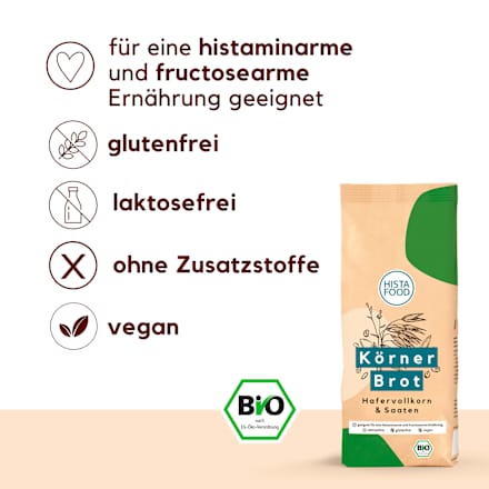 Backmischung Körnerbrot, Hafervollkorn & Saaten HistaFood 