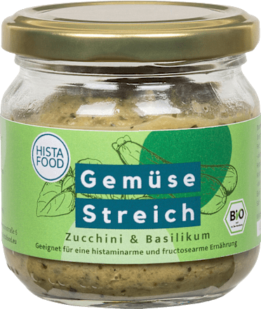 Gemüseaufstrich Zucchini & Basilikum HistaFood