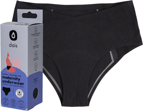 Schwangerschaftsunterwäsche schwarz Gr. XL-XXL dais