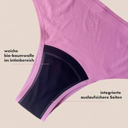 Periodenunterwäsche Cheeky pink Gr. XL dais