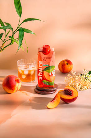 Rooibos Tee, Pfirsich & Holunderblüte share
