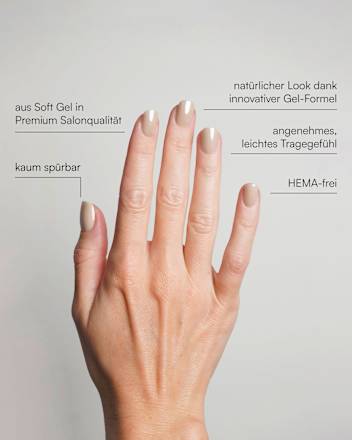 The Clean Girl Edition Künstliche Nägel Press Ons Extra Short Square Toffee Doonails