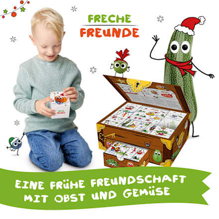 Adventskalender Kindersnacks 2023 Freche Freunde