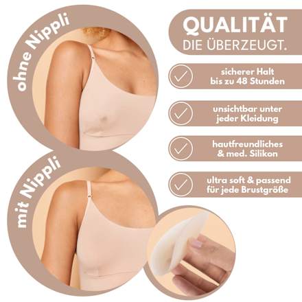 Nipplecover Nude mit Kleber NIPPLI EUROPE GmbH