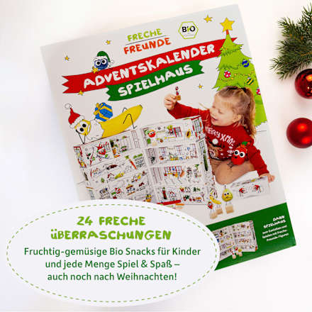 Adventskalender Kinder Spielhaus 2024 Freche Freunde