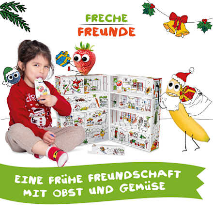 Adventskalender Kinder Spielhaus 2024 Freche Freunde