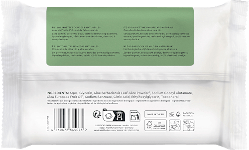 Feuchttücher Mild & Natürlich (15 x 60 St) LILLYDOO