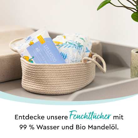 Feuchttücher mit 99% Wasser LILLYDOO