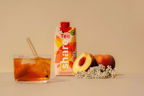 Rooibos Tee, Pfirsich & Holunderblüte share
