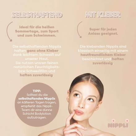 Nippelcover Nude Mit Kleber (2 Paar) NIPPLI EUROPE GmbH