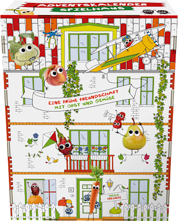 Adventskalender Kinder Spielhaus 2024 Freche Freunde