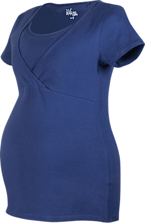 T-Shirt mit Stillfunktion, blau, Gr. XL Rilana