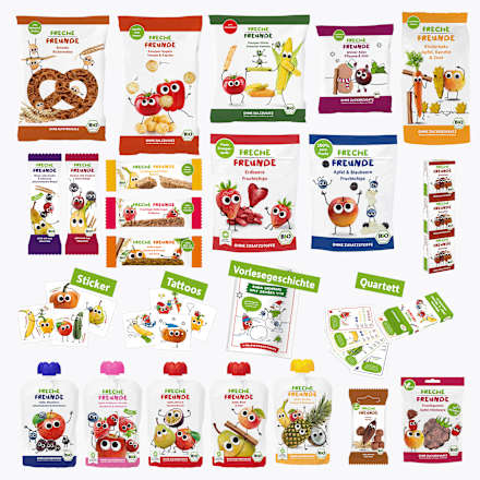 Adventskalender Kindersnacks 2023 Freche Freunde