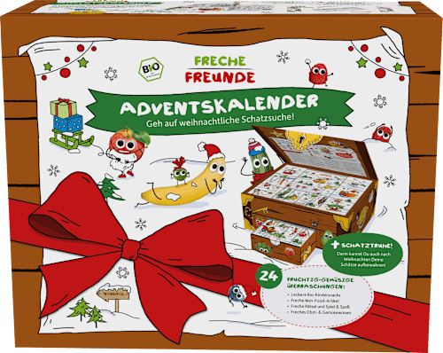 Adventskalender Kindersnacks 2023 Freche Freunde
