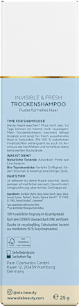 Trockenshampoo Puder Invisible & Fresh - Helles Haar éla natural beauty by Pamela Reif