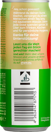 Erfrischungsgetränk, Koffein Drink Kaktus & Limette share